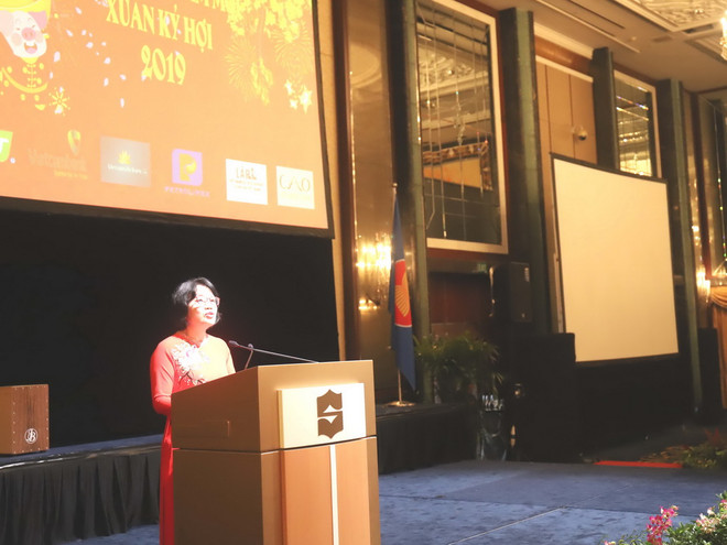 Đậm đà hương vị Xuân quê hương của người Việt tại các nước ASEAN ảnh 1