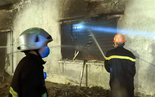 Xác định nguyên nhân gây ra cháy lớn tại xưởng đế giày ở Hải Phòng ảnh 1