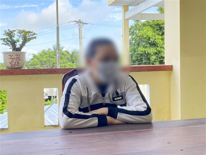 T.T.M.C tại trụ sở công an. (Ảnh: TTXVN phát) Xử lý các đối tượng đăng thông tin sai sự thật về dịch COVID-19 ảnh 1