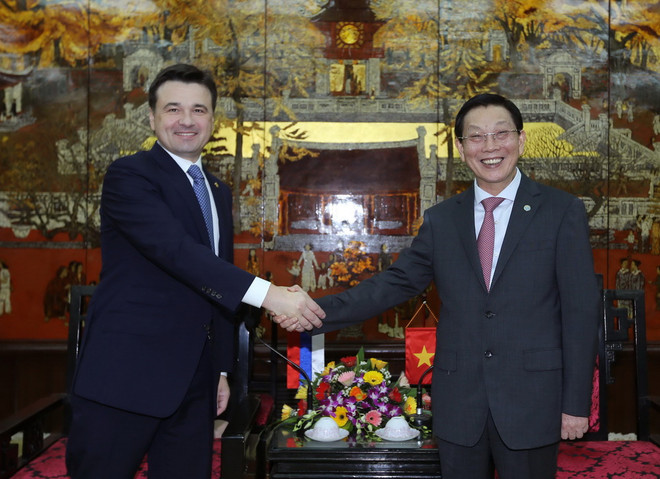 Thủ đô Hà Nội và Moskva tăng cường hợp tác trên nhiều lĩnh vực ảnh 1