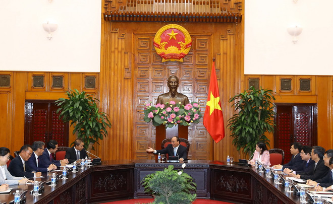 Thủ tướng Nguyễn Xuân Phúc tiếp Bộ trưởng Ngoại giao Lào ảnh 2