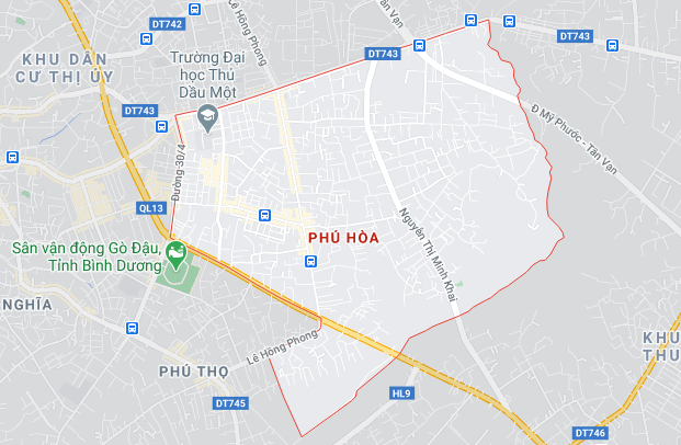 Nơi xảy ra vụ việc. (Nguồn: Google Maps) Bình Dương: Khống chế đám cháy tại căn nhà chứa nhiều phế liệu ảnh 1