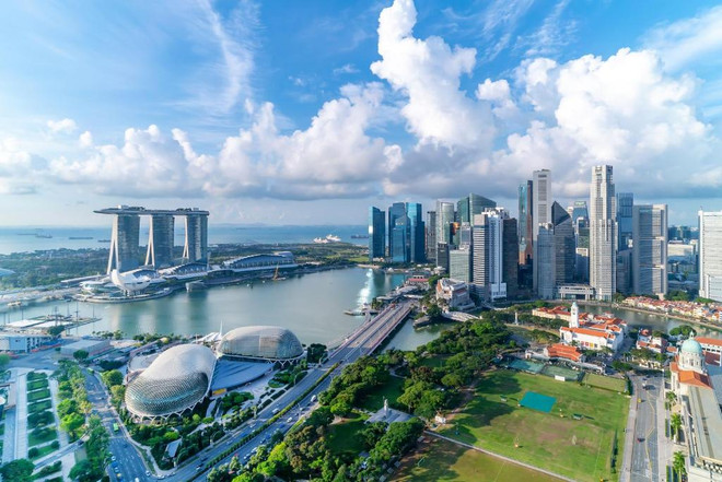Singapore trong top 10 điểm đến nước ngoài được du khách Việt lựa chọn nhiều nhất.. (Ảnh: CTV/Vietnam+) Singapore.jpg