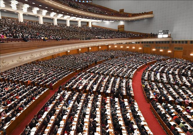 Trung Quốc tổ chức lễ bế mạc Kỳ họp thứ 5 Quốc hội khóa 13 ảnh 1