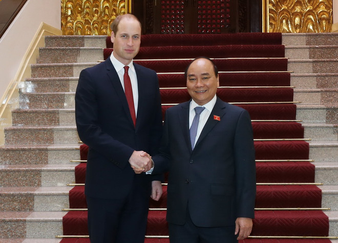 Thủ tướng tiếp Công tước xứ Cambridge William Arthur Philip Louis ảnh 2