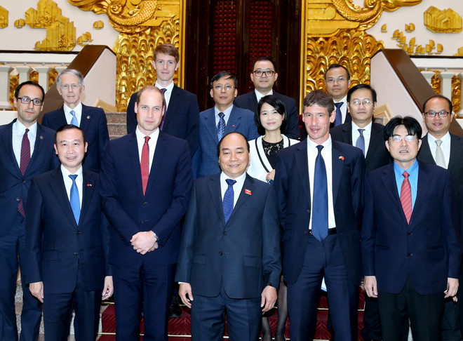 Thủ tướng tiếp Công tước xứ Cambridge William Arthur Philip Louis ảnh 1