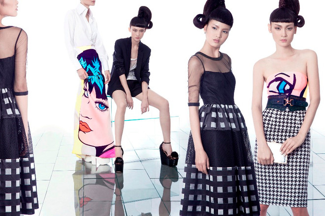 Công Trí ra mắt bộ sưu tập Thu-Đông 2014 với phong cách Pop Art ảnh 2