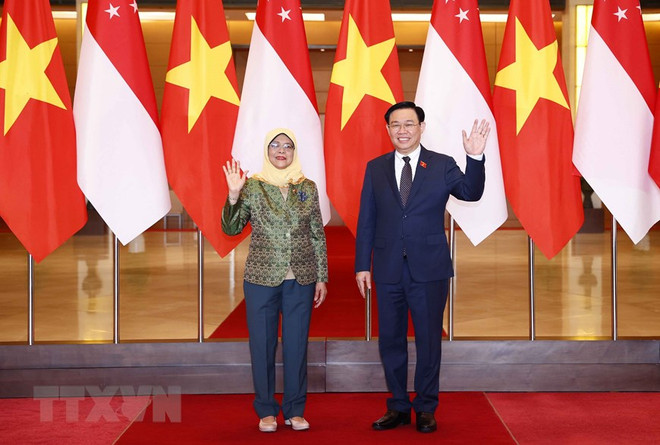 Tăng cường hợp tác giữa hai cơ quan lập pháp Việt Nam-Singapore ảnh 1