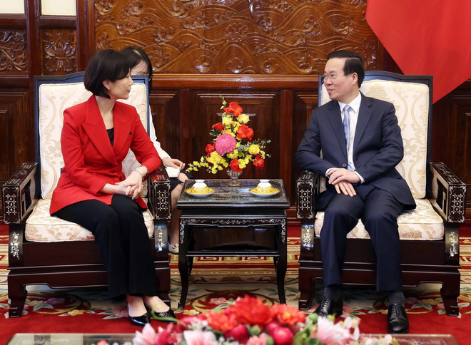 Chủ tịch nước Võ Văn Thưởng tiếp Đại sứ Hàn Quốc tới chào từ biệt ảnh 2