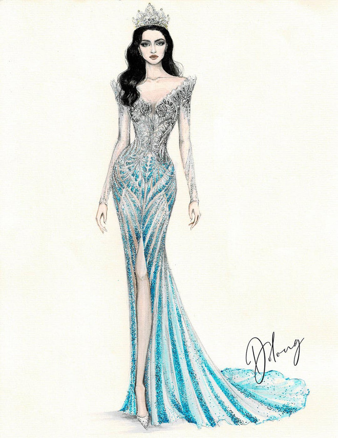 Miss World 2021: Lộ diện 5 thiết kế dạ hội cho Hoa hậu Đỗ Thị Hà ảnh 3