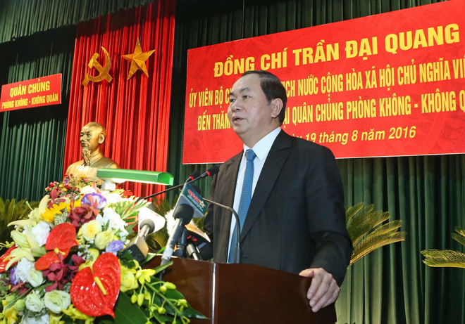 Phát biểu của Chủ tịch nước tại Quân chủng Phòng không-Không quân ảnh 1