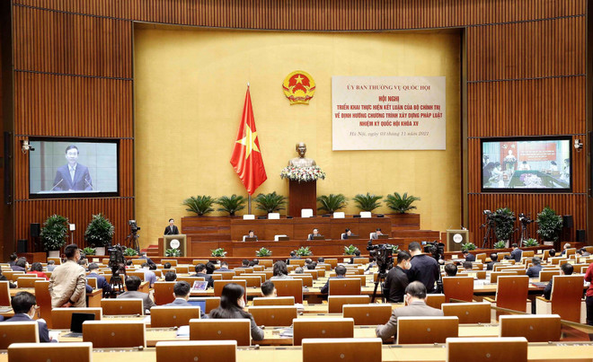 Thường trực Ban Bí thư: Chống tiêu cực trong việc xây dựng pháp luật ảnh 1