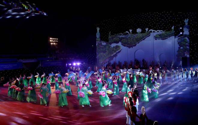SEA Games 31: Đặc sắc lễ khai mạc môn bóng bàn tại Hải Dương ảnh 1