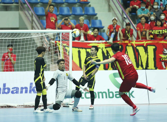 Đội tuyển Futsal nam Việt Nam thắng đậm Malaysia với tỷ số 7-1 ảnh 1