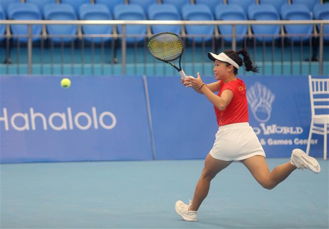 SEA Games 31: Đội quần vợt nữ Việt Nam vào chung kết nội dung đồng đội ảnh 1