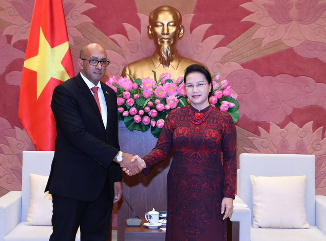 Chủ tịch Quốc hội tiếp Đại sứ Cuba và Tổng Chưởng lý Mozambique ảnh 1