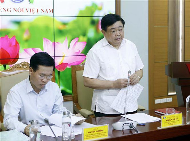 Ông Võ Văn Thưởng làm việc với VOV về công tác phòng chống tham nhũng ảnh 2