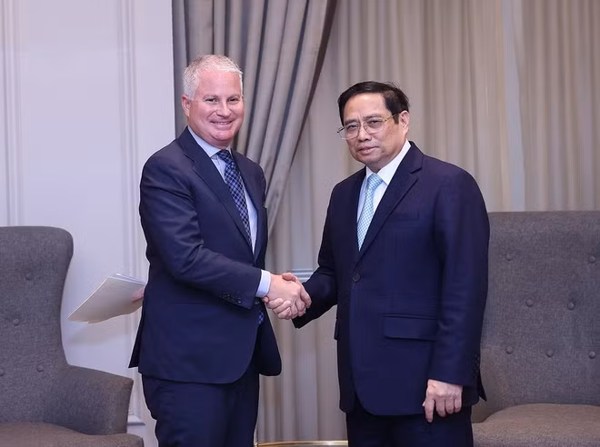 Thủ tướng tiếp lãnh đạo quỹ đầu tư, tập đoàn kinh tế Hoa Kỳ ảnh 1