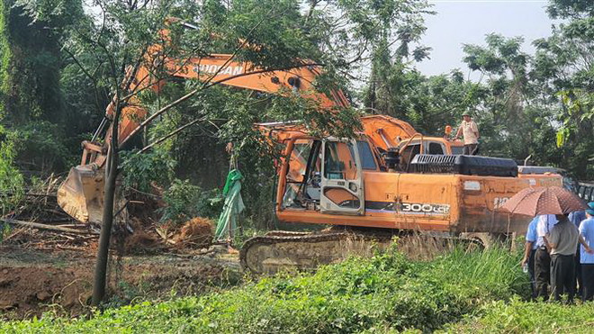 Vĩnh Phúc: Cưỡng chế giải phóng mặt bằng Khu Đô thị Mới Nam Vĩnh Yên ảnh 1