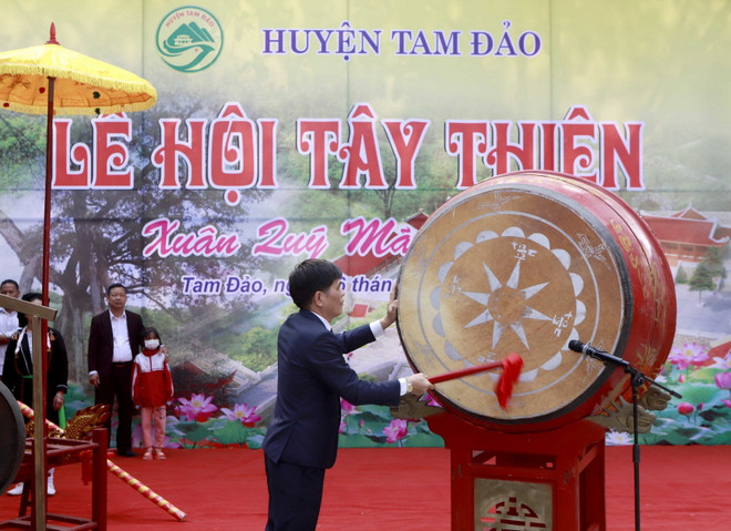 Vĩnh Phúc tổ chức khai mạc Lễ hội Tây Thiên Xuân Quý Mão 2023 ảnh 1