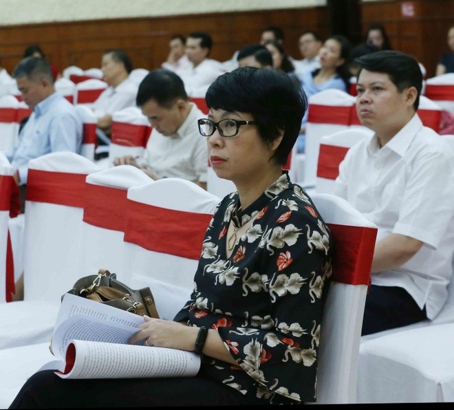 Phó Tổng giám đốc TTXVN Vũ Việt Trang dự hội thảo. (Ảnh: Phương Hoa/TTXVN) Chia sẻ kinh nghiệm, giải pháp tiếp tục thực hiện tốt Di chúc của Bác ảnh 3