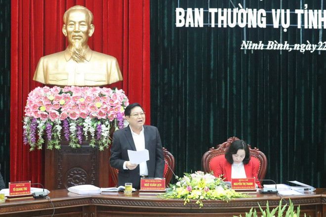 Ban Thường vụ Tỉnh ủy Ninh Bình kiểm điểm tự phê bình và phê bình ảnh 1