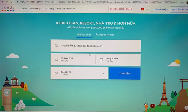 Công nghệ thực sự đã thay đổi hành vi tiêu dùng của con người, khi chỉ cần lên mạng là dễ dàng đặt mọi dịch vụ cho một chuyến du lịch. (Ảnh chụp màn hình) Du lịch thời 4.0: Cuộc cách mạng thay đổi từ tư duy đến cách làm ảnh 3