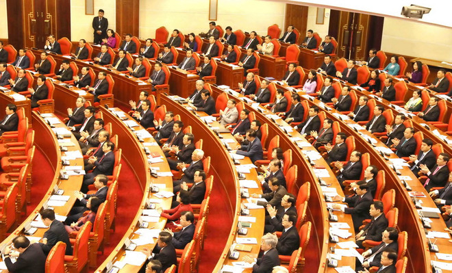 Ngày làm việc đầu tiên Hội nghị lần thứ sáu Ban Chấp hành TW Đảng ảnh 1