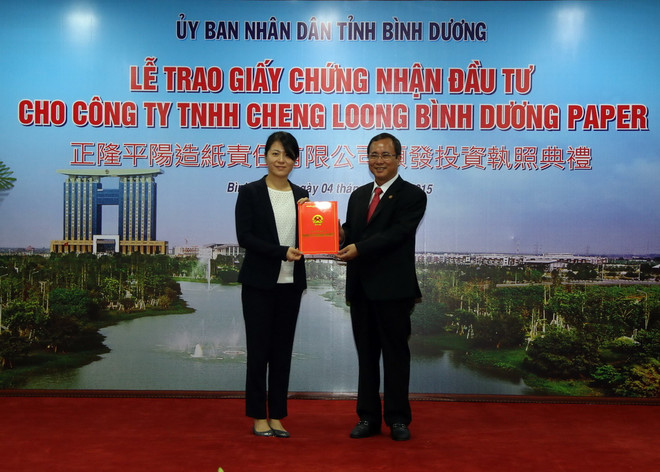 Bình Dương: Chứng nhận đầu tư cho dự án 1 tỷ USD của Đài Loan ảnh 1