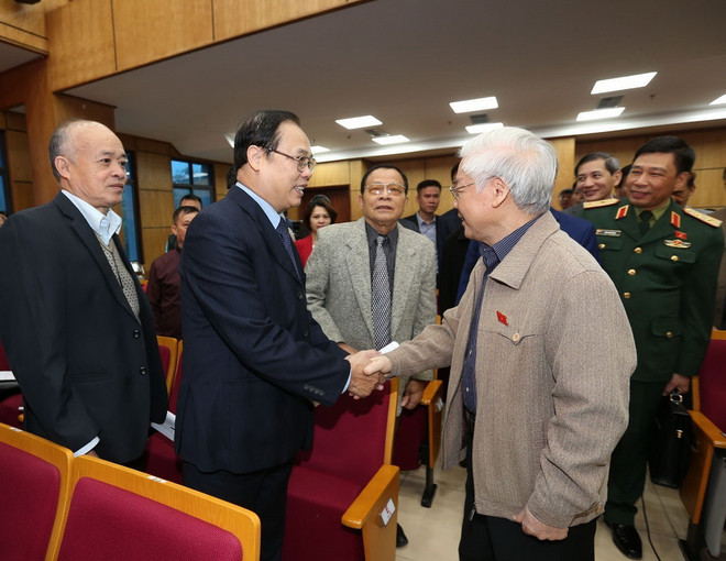 Tổng Bí thư, Chủ tịch nước Nguyễn Phú Trọng tiếp xúc cử tri Hà Nội ảnh 1