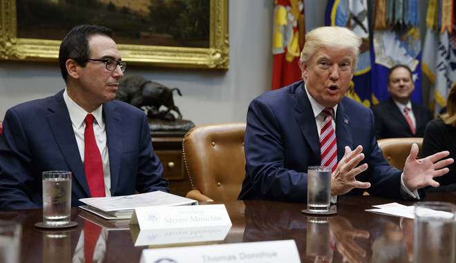Tổng thống Mỹ Trump phủ nhận bất đồng với Bộ trưởng Tài chính ảnh 1