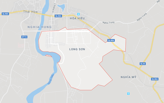 Nơi xảy ra vụ việc. (Nguồn: Google Maps) Nghệ An: Rủ nhau tắm sông, ba học sinh đuối nước thương tâm ảnh 1