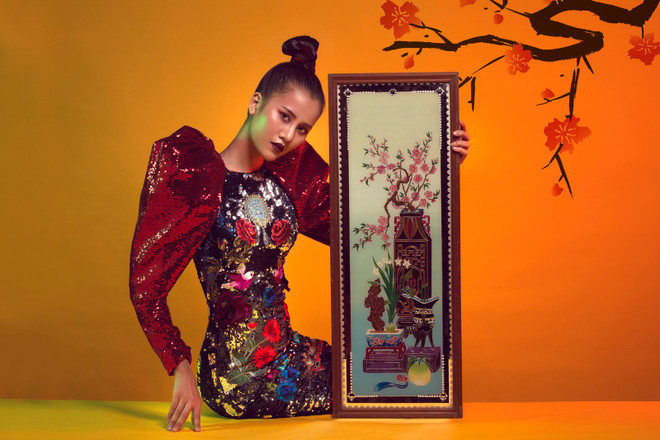 Du Xuân mới với tông màu chủ đạo đỏ-vàng sang trọng, quyến rũ ảnh 5