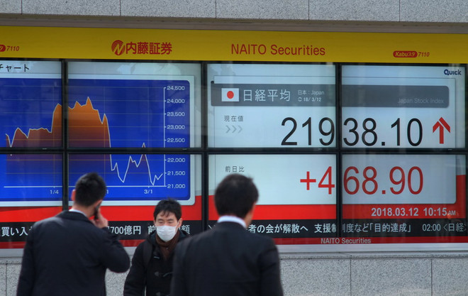 Chứng khoán châu Á "đỏ sàn" sau vụ ông Tillerson bị cách chức ảnh 1