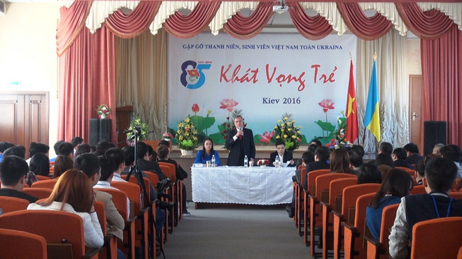 "Khát vọng trẻ" của thanh niên, sinh viên Việt Nam ở Ukraine ảnh 1