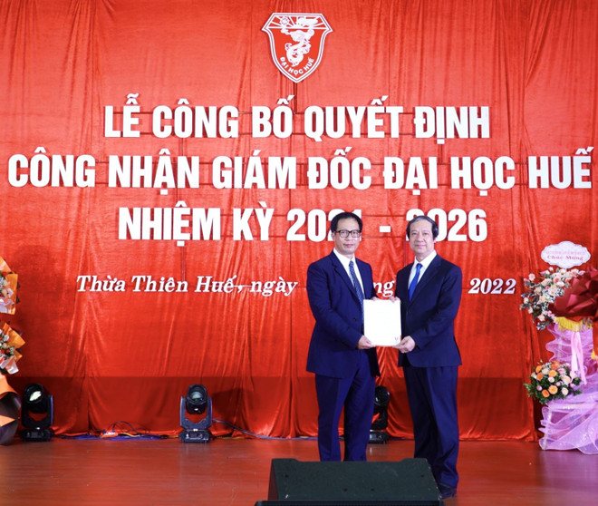 Phó Giáo sư, Tiến sỹ Lê Anh Phương giữ chức Giám đốc Đại học Huế ảnh 1