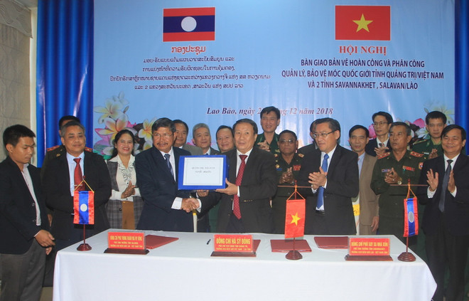 ​Quản lý, bảo vệ mốc quốc giới giữa Quảng Trị và hai tỉnh của Lào ảnh 1