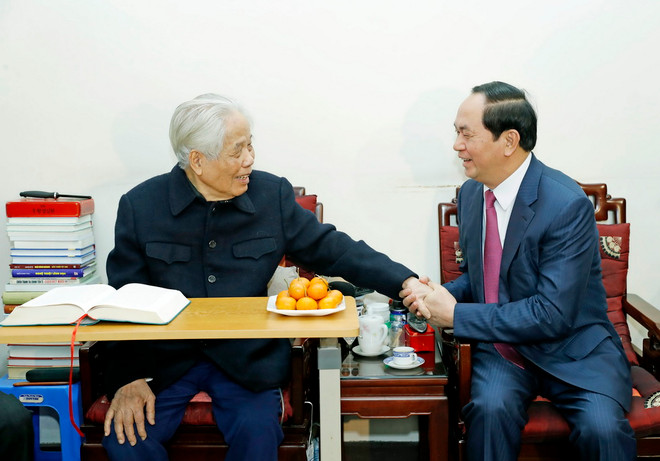 Chủ tịch nước chúc thọ nguyên Tổng Bí thư Đỗ Mười tròn 100 tuổi ảnh 2