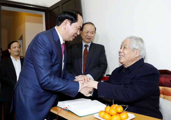 Chủ tịch nước chúc thọ nguyên Tổng Bí thư Đỗ Mười tròn 100 tuổi ảnh 1