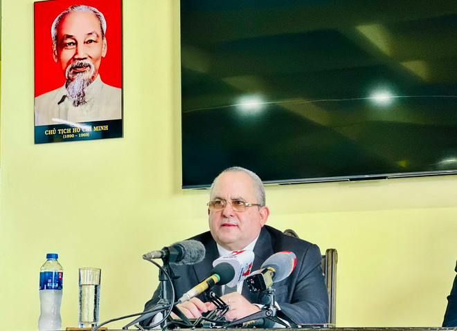 Ông Jorge Luis Broche Lorenzo, Ủy viên Ban Bí thư, Trưởng Ban Kinh tế và Sản xuất, Ban Chấp hành Trung ương Đảng Cộng sản Cuba. (Nguồn: Vietnam+) vnp_cuba.jpg