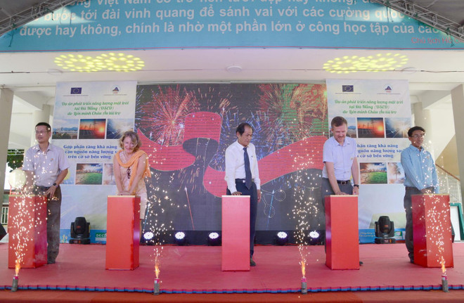 Đà Nẵng khánh thành hệ thống điện Mặt Trời do EU tài trợ ảnh 1