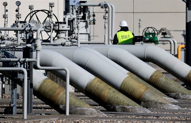 Đường ống dẫn khí đốt Dòng chảy phương Bắc 1 tại Lubmin, Đức. (Ảnh: Reuters/TTXVN) Gazprom không đảm bảo Dòng chảy phương Bắc 1 vận hành suôn sẻ ảnh 1