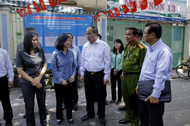 Giám sát, kiểm tra công tác chuẩn bị bầu cử tại một số địa phương ảnh 2