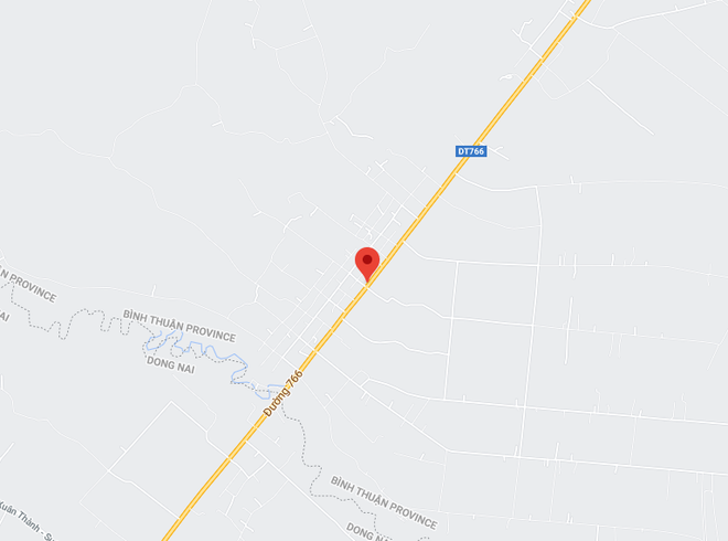 Nơi xảy ra vụ việc. (Nguồn: Google Maps) Tai nạn giao thông nghiêm trọng tại Bình Thuận làm 3 người tử vong ảnh 1