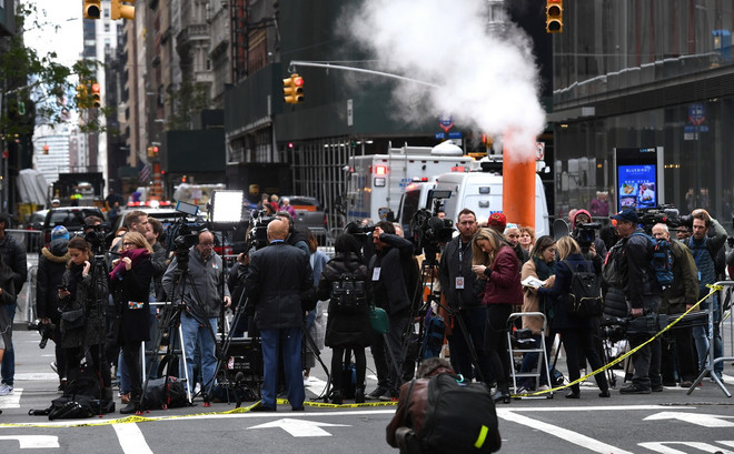 Mỹ điều tra cuộc điện thoại dọa đánh bom tòa nhà văn phòng CNN ảnh 1