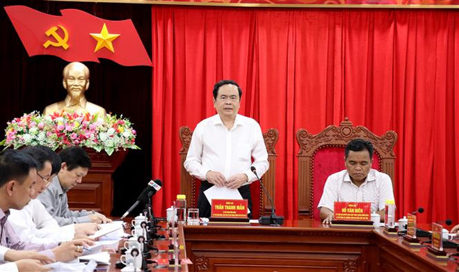 Đoàn Ban Bí thư TW Đảng làm việc với Ban Thường vụ Tỉnh ủy Gia Lai ảnh 1