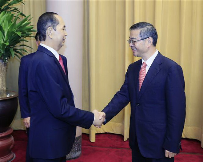 Chủ tịch nước tiếp Chánh án Tòa án Nhân dân Tối cao Trung Quốc ảnh 1