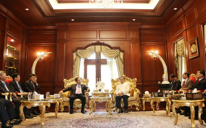 Đoàn Ban Tổ chức Trung ương Đảng thăm các nhà lãnh đạo Lào ảnh 1