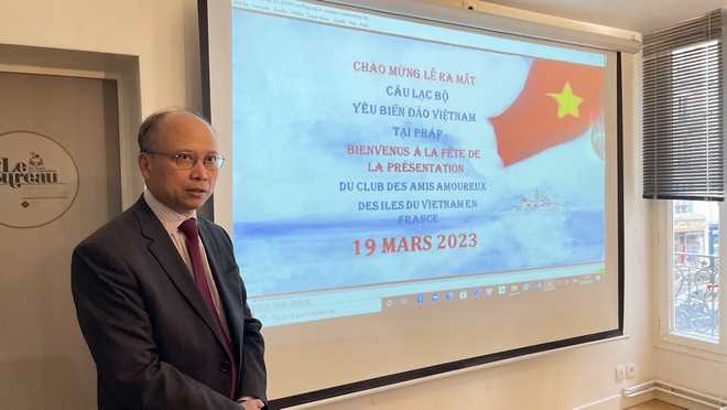 Chính thức ra mắt Câu lạc bộ yêu biển đảo Việt Nam tại Pháp ảnh 2