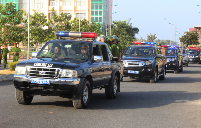 Lực lượng cảnh sát ra quân đợt cao điểm tấn công trấn áp tội phạm. (Ảnh minh họa. (Nguồn: TTXVN) Không để xảy ra điểm nóng về an ninh trật tự trong đợt bầu cử ảnh 1